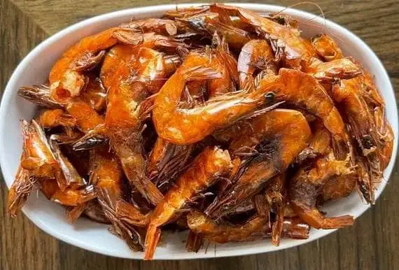 Des crevettes fumées 