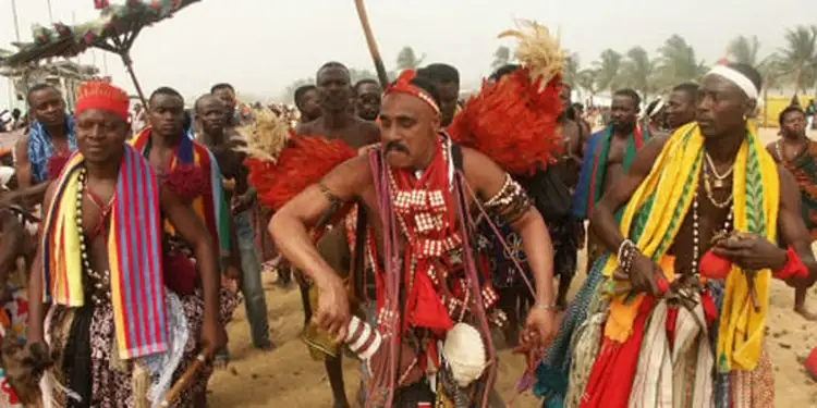 La danse du vodoun hêbiosso à 10 Janvier